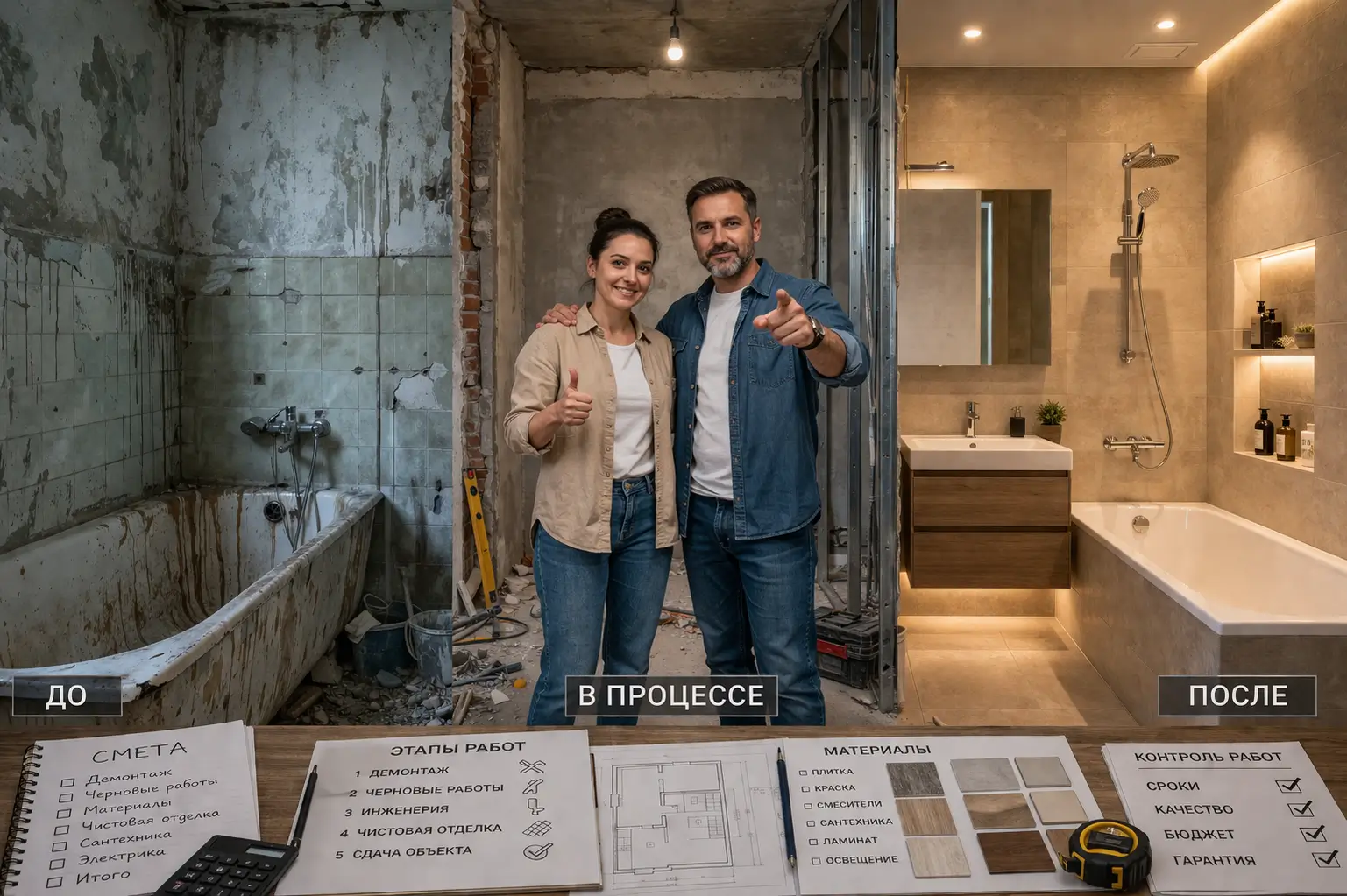 full bathroom before after renovation